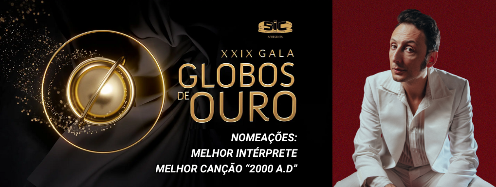 SAMUEL ÚRIA COM NOMEAÇÃO DUPLA PARA OS GLOBOS DE OURO – MELHOR INTÉRPRETE e MELHOR CANÇÃO “2000 A.D.”