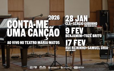 “CONTA-ME UMA CANÇÃO” DE REGRESSO AO TEATRO MARIA MATOS EM JANEIRO E FEVEREIRO DE 2026 PARA A QUARTA EDIÇÃO AO VIVO!